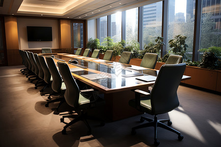 宽大会议室桌子宽大的高清图片