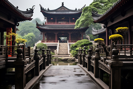 神圣的寺庙背景图片