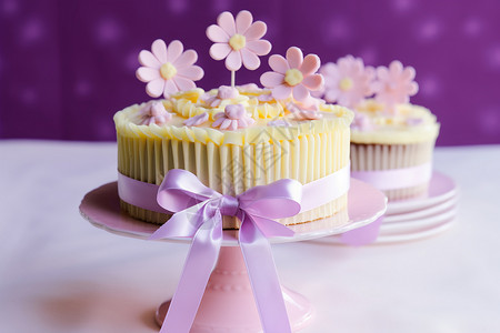甜蜜的生日蛋糕背景图片