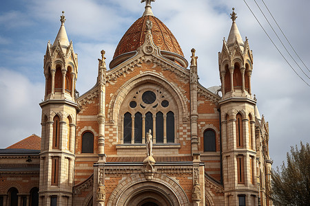 欧洲的宗教建筑背景图片