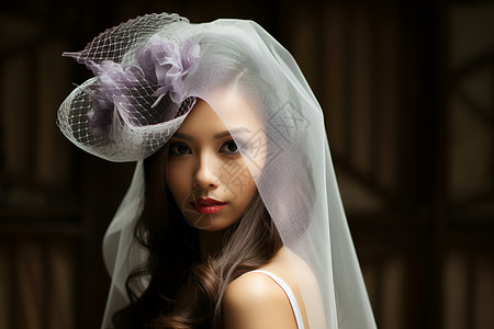时尚的新娘背景图片
