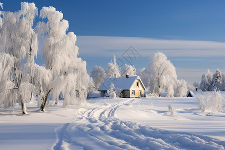 冬日之美背景图片