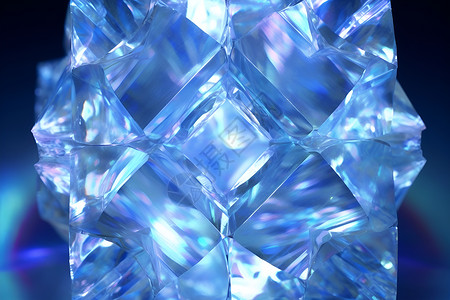透明钻石素材桌面上晶莹的钻石背景