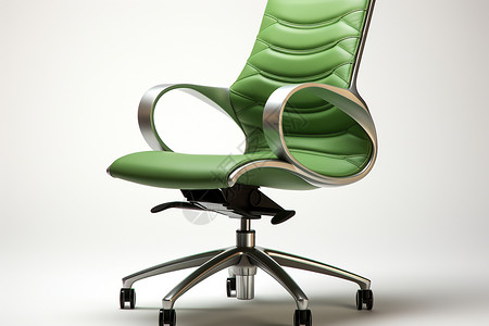 现代绿色办公椅背景图片