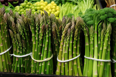 新鲜的健康蔬菜背景图片