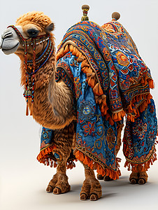 双峰骆驼背景图片