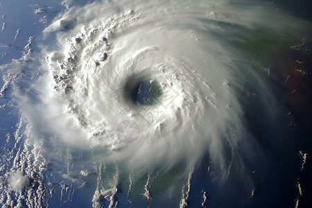 飓风的风暴眼背景图片