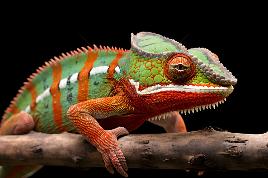 五彩斑斓的蜥蜴动物图片