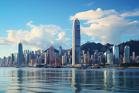 金融之都香港背景图片