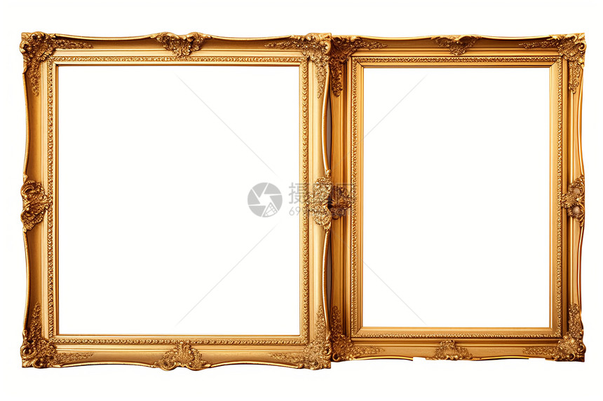 古典的镜框图片