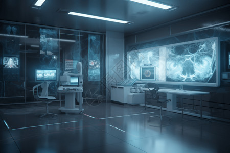 科技医学实验室背景图片