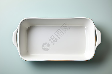 白色陶瓷烤盘背景图片