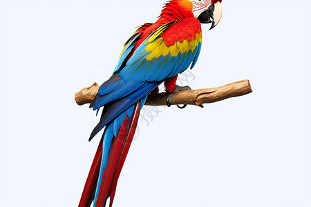 很漂亮的彩色鹦鹉背景图片