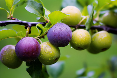 成熟的果实巴西果园高清图片