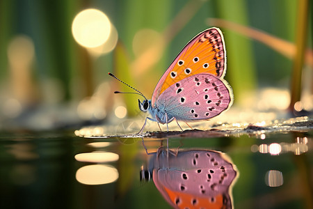 大自然的蝴蝶背景图片