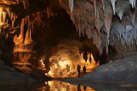 地下岩洞瘘管钟乳石高清图片