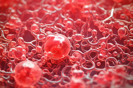 扩散中的癌症细胞概念图背景图片