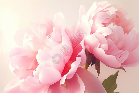 粉色牡丹背景图片