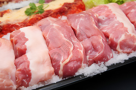 冰冻肉品肉品加工高清图片