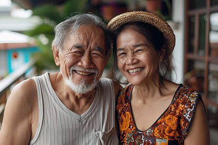 幸福的男女背景图片