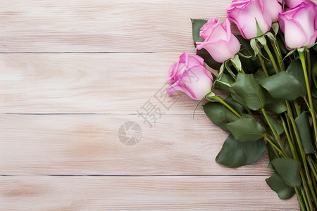 庆祝节日的玫瑰花朵背景图片