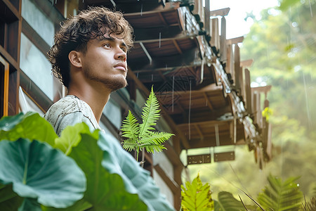 绿帽子节绿叶青楼的一名男子背景