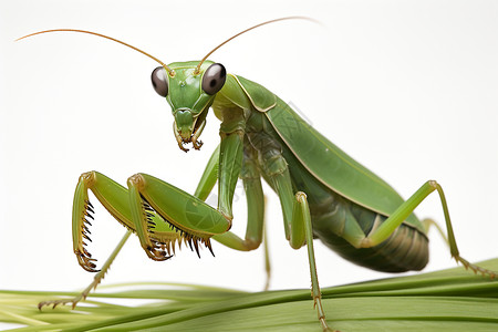 昆虫螳螂背景图片