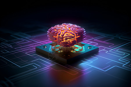脑智能复杂智能脑芯片设计图片