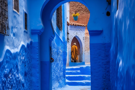 摩洛哥阿拉伯艺术建筑背景