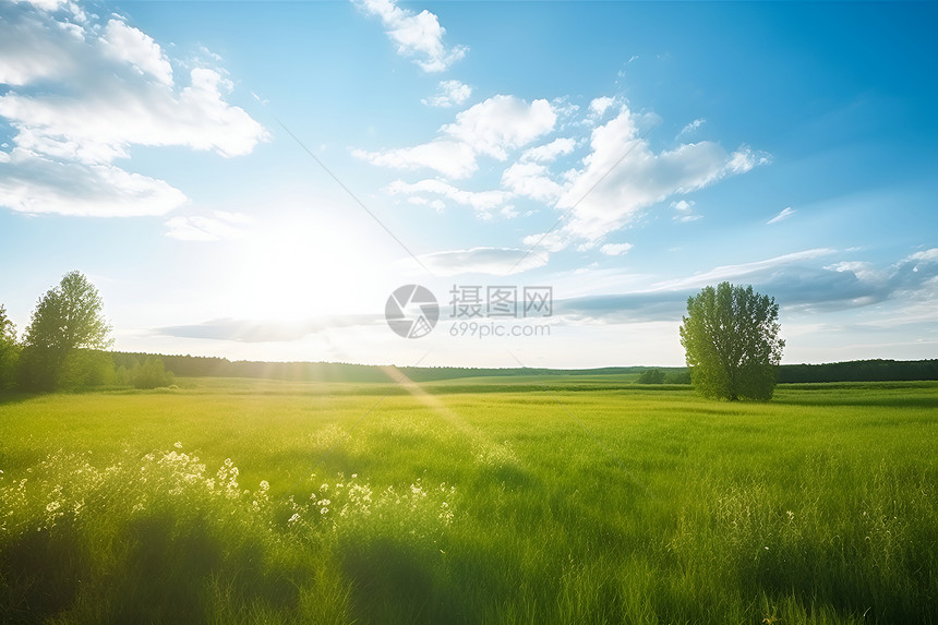 户外自然的花草植物图片