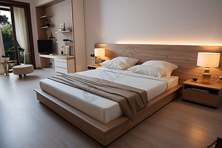 卧室现代设计背景图片