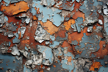 腐蚀素材生锈的建筑表面背景