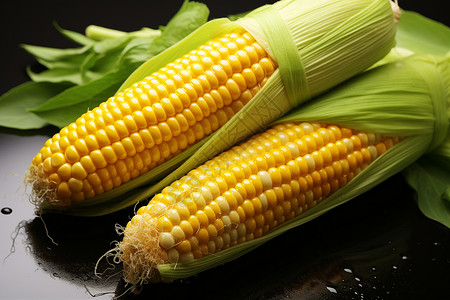 营养丰富的玉米背景图片