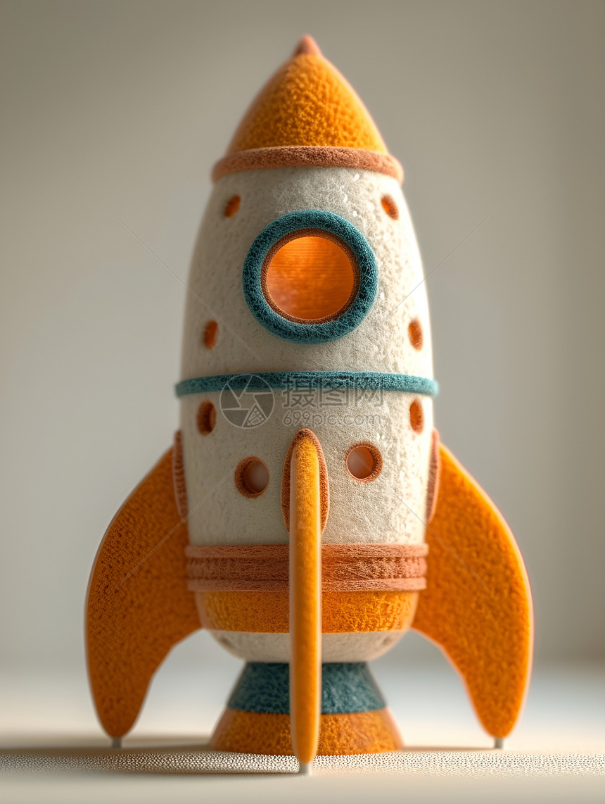 太空之旅的玩具毛毡图片