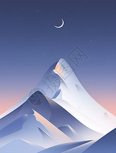冰山夜曲背景图片