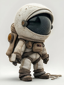 小玩具宇航员背景图片