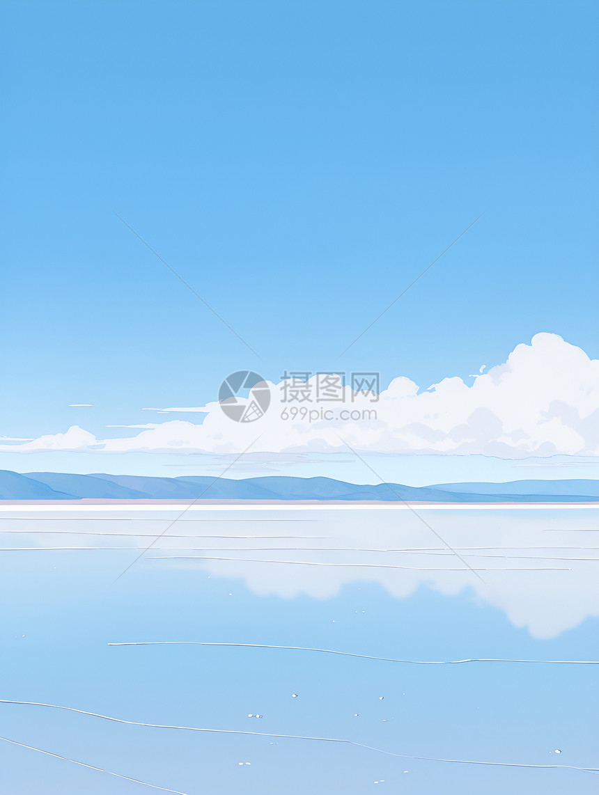 湖泊静谧之美图片