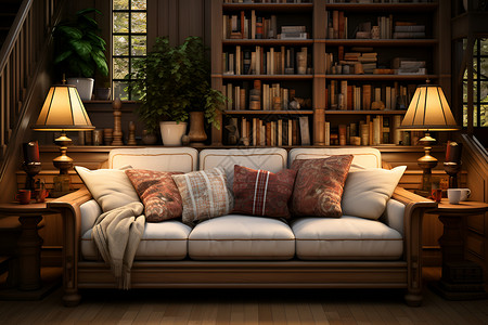客厅温暖温馨客厅沙发设计图片