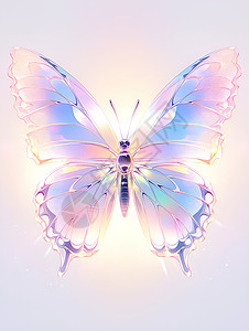 透明的昆虫蝴蝶背景图片