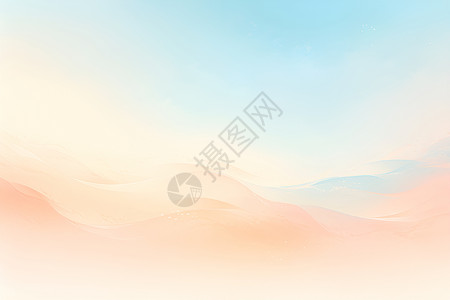 海南岛图片柔美的色彩背景插画