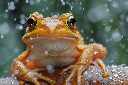 枝头的青蛙背景图片