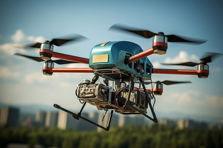 4k摄像机未来无人机运输设计图片