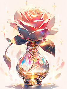 花瓶中的美丽花朵背景图片