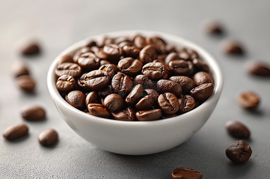 香浓咖啡豆精选图片