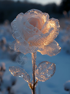 凝固的玫瑰花背景图片