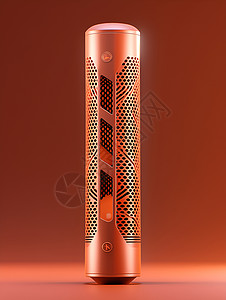 立体的科技电热器背景图片