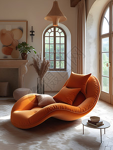 温馨的沙发椅背景图片