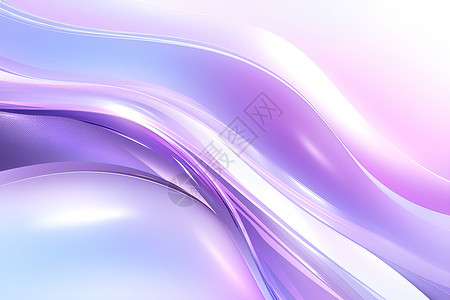 紫色抽象线条简约渐变抽象背景插画