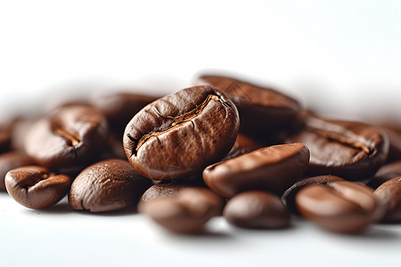 咖啡豆的风采背景图片
