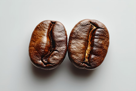 精美的咖啡豆背景图片